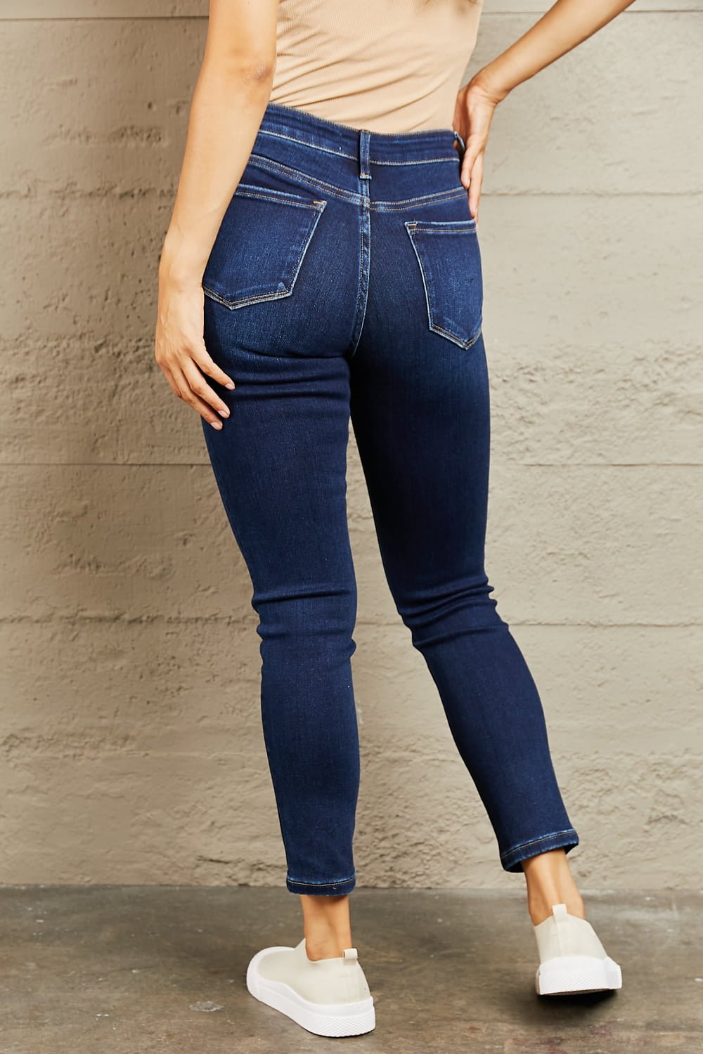 BAYEAS Mid Rise Slim Jeans - Runway Regalia