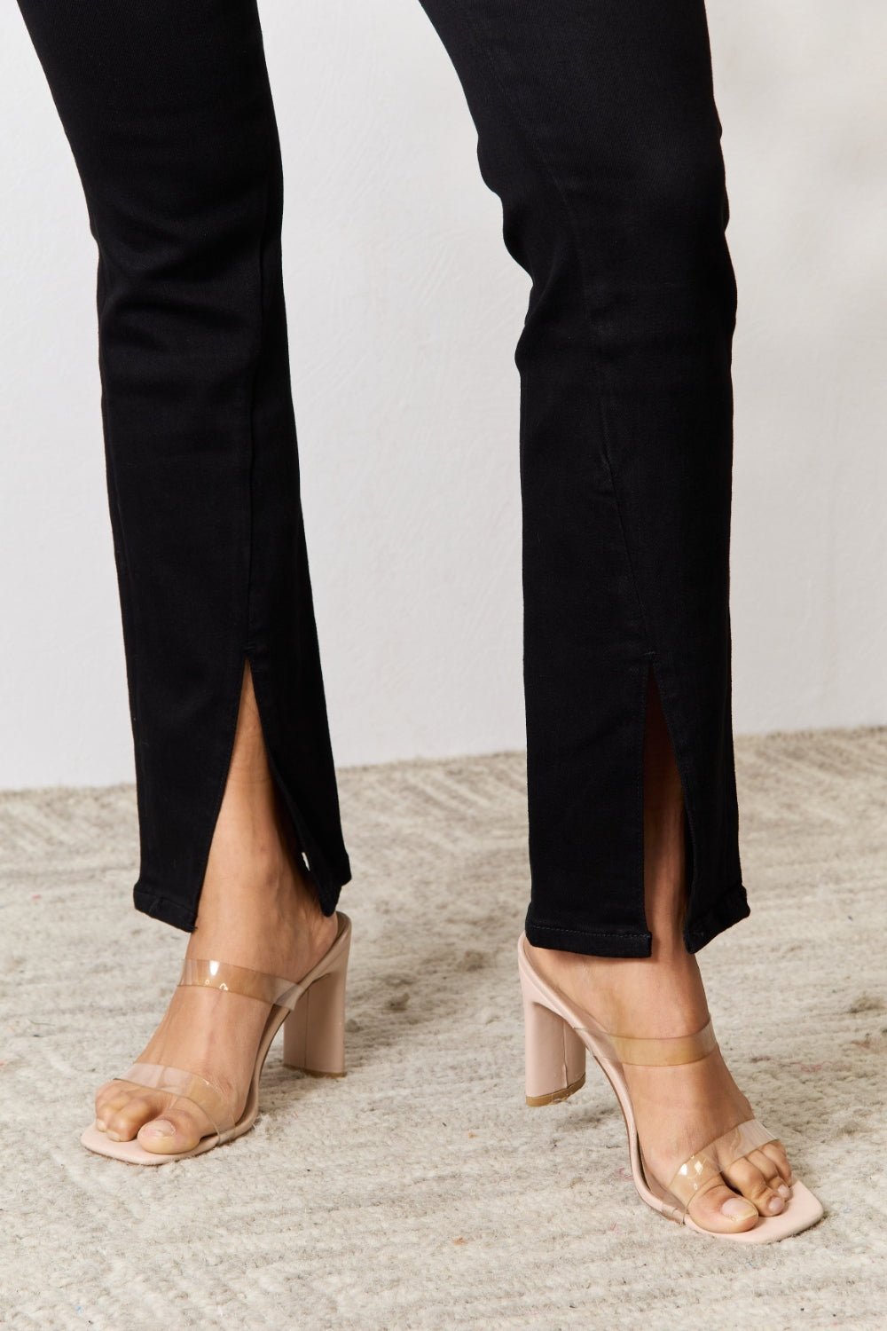 BAYEAS Slit Bootcut Jeans - Runway Regalia