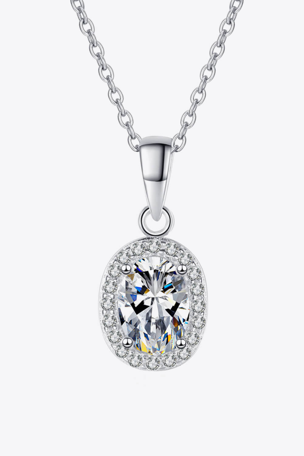 Be The One 1 Carat Moissanite Pendant Necklace - Runway Regalia