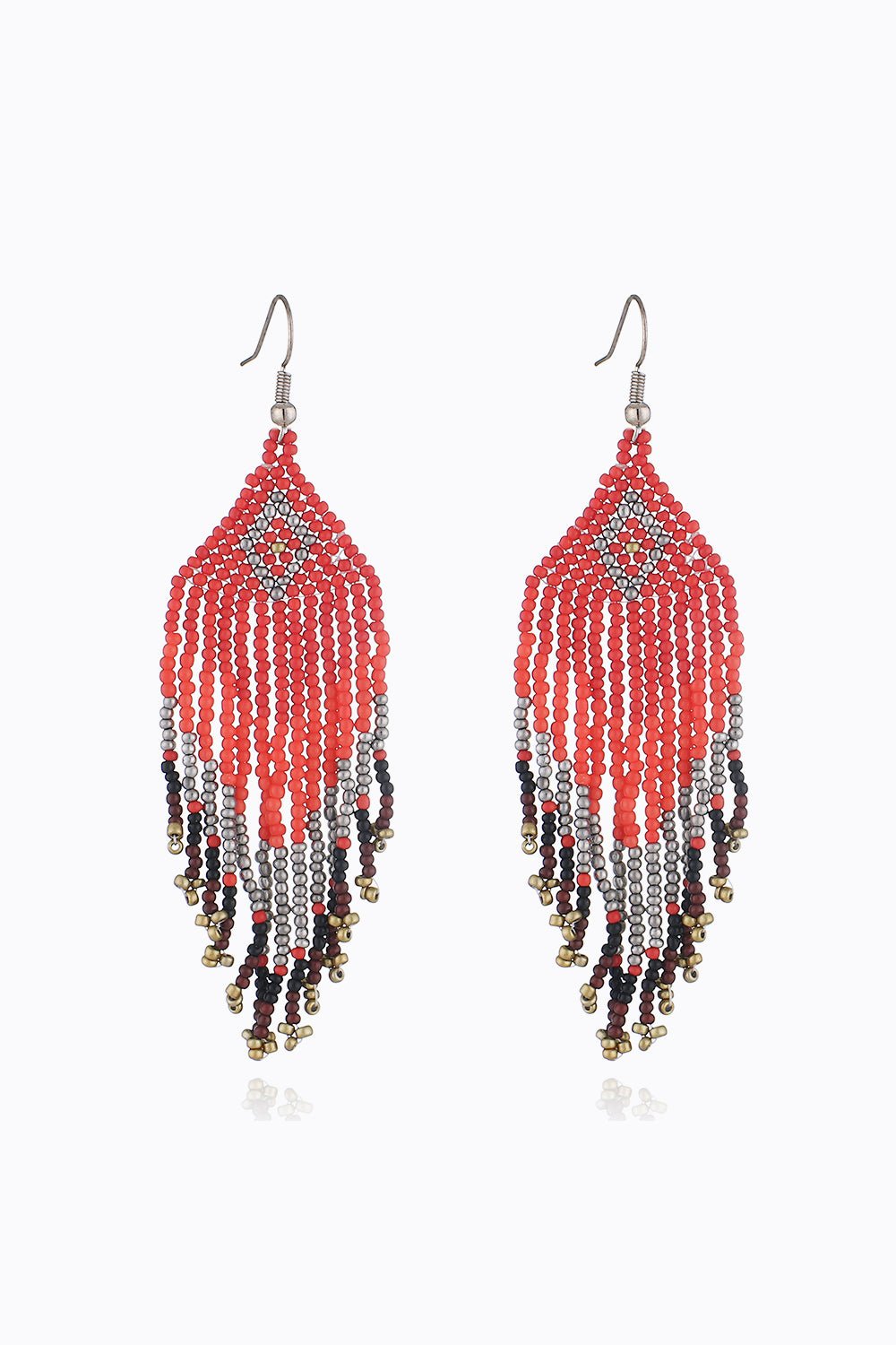 Beaded Dangle Earrings - Runway Regalia