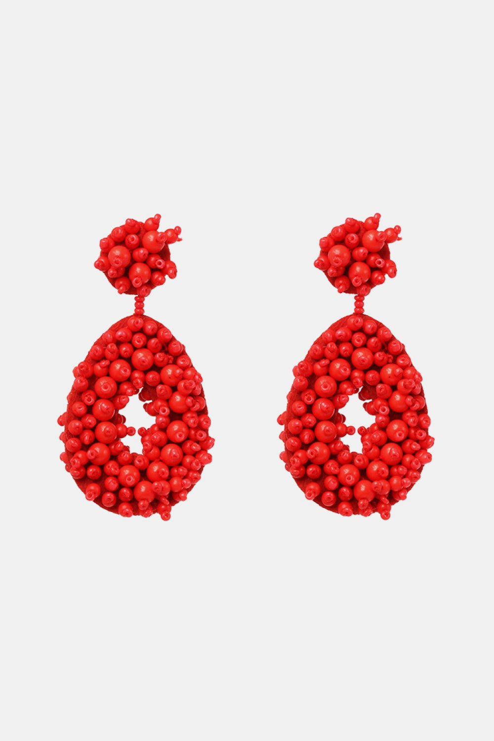 Beaded Dangle Earrings - Runway Regalia