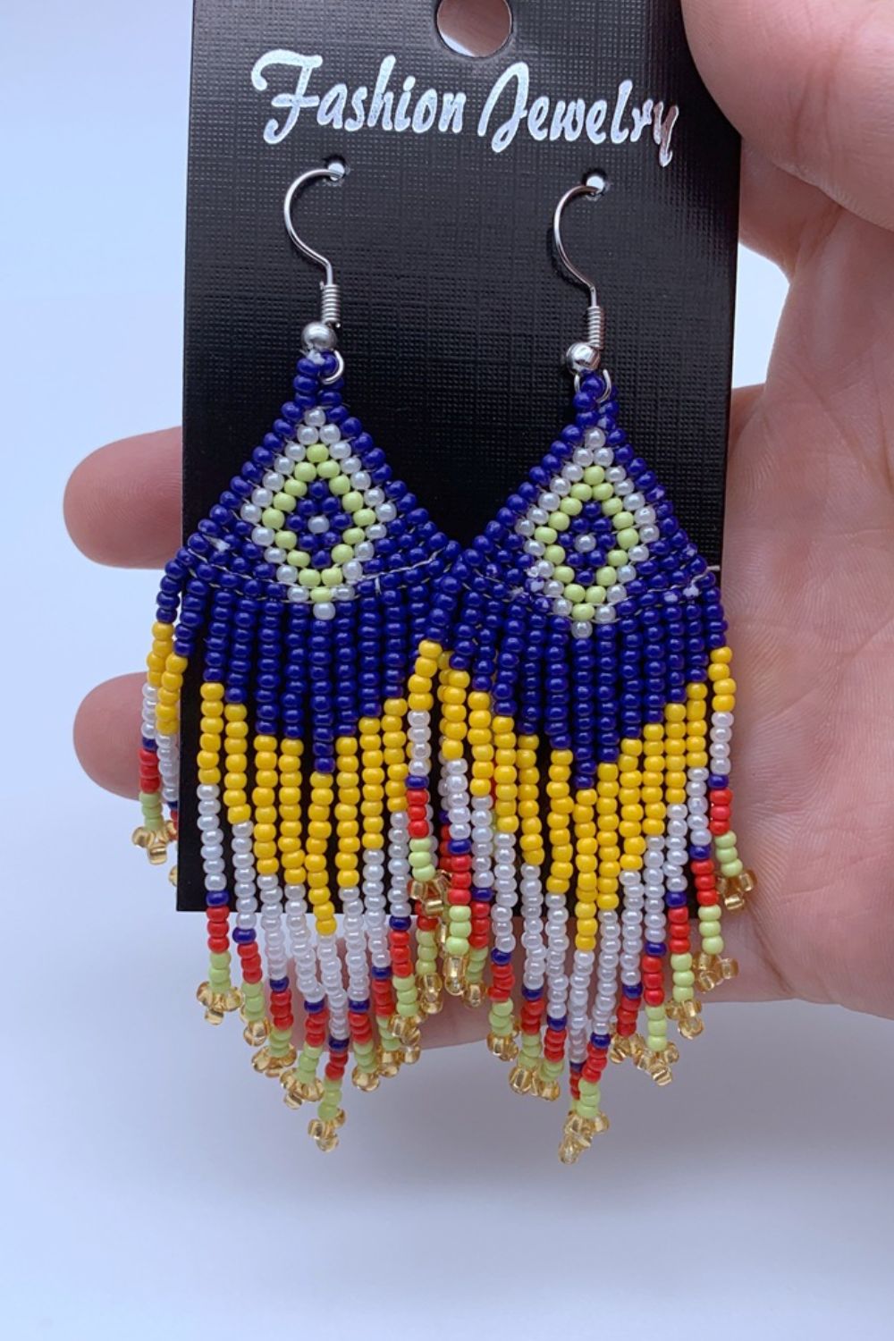 Beaded Dangle Earrings - Runway Regalia