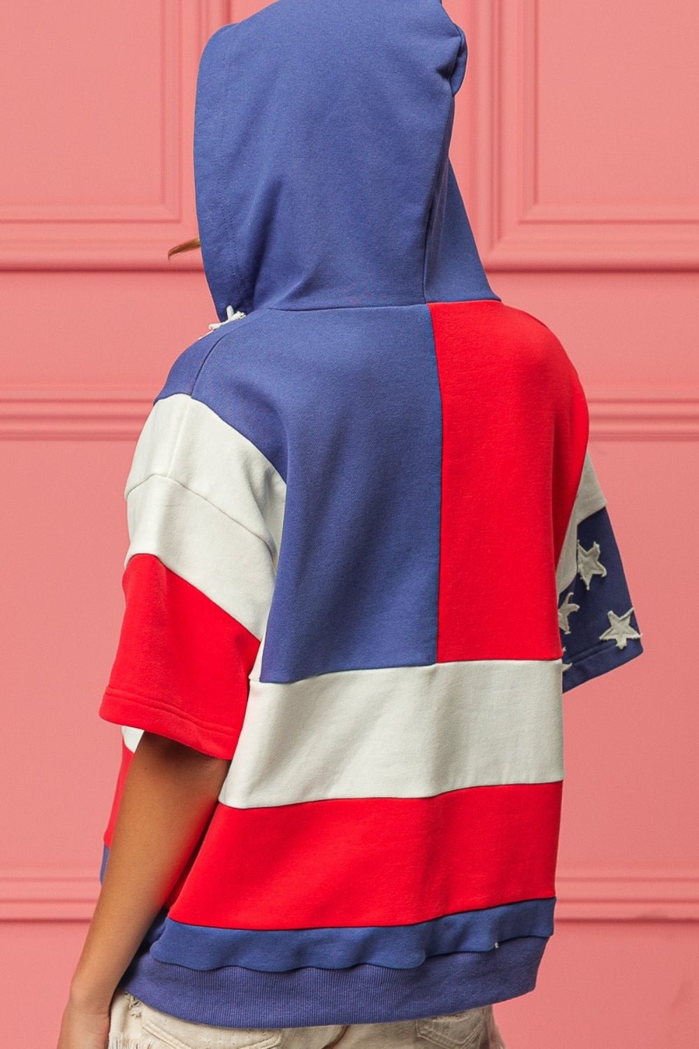 BiBi American Flag Theme Hoodie - Runway Regalia