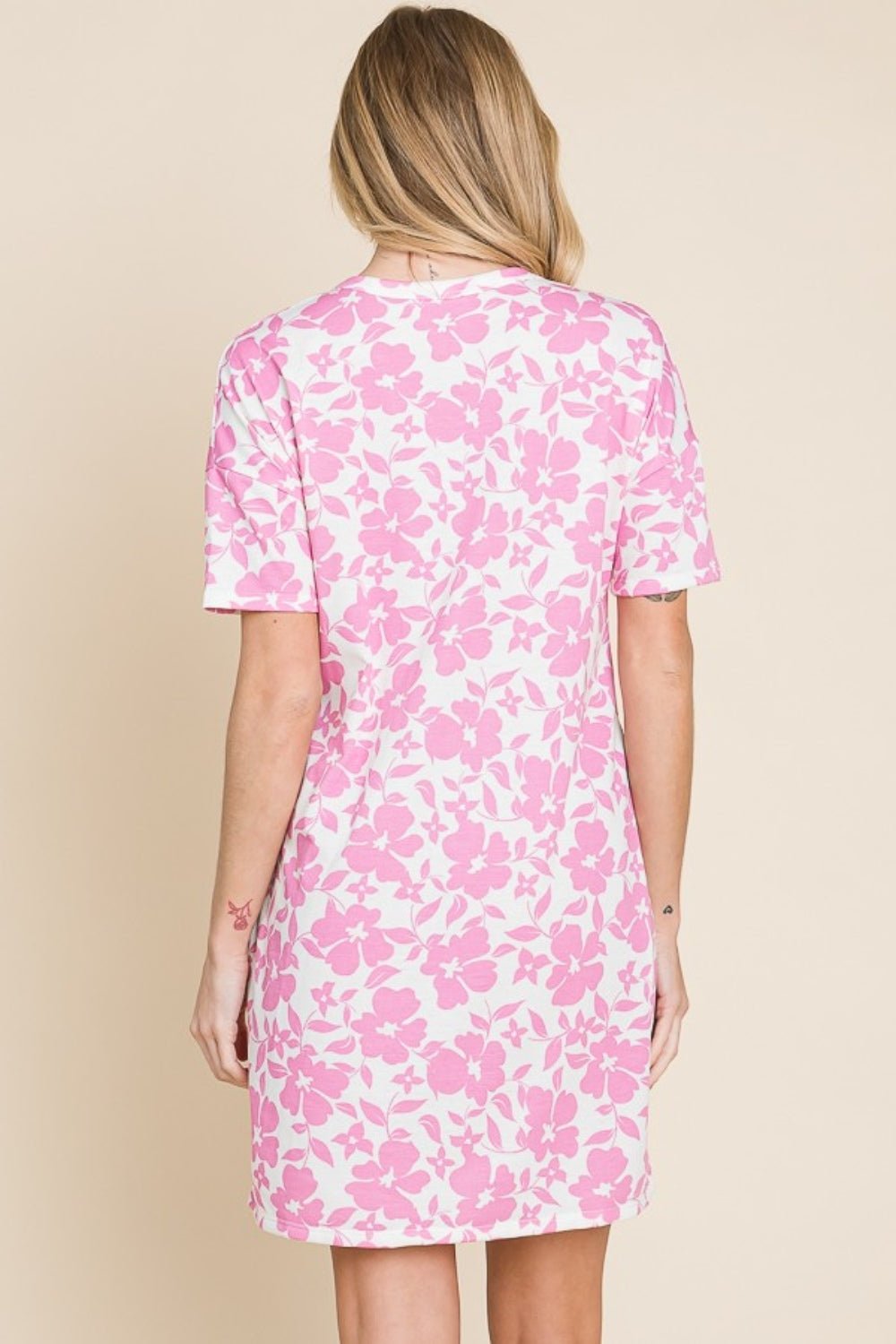 BOMBOM Floral Button Down Mini Dress - Runway Regalia