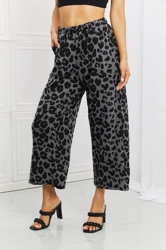 BOMBOM Stay Cozy Pattern Wide Leg Pants - Runway Regalia