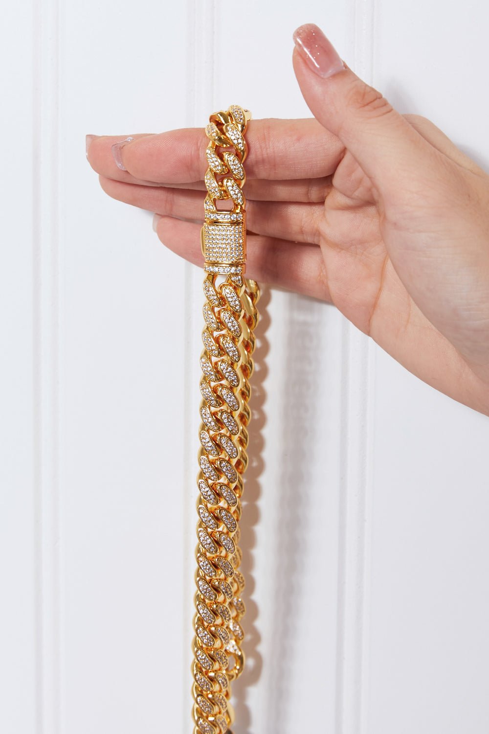 Brass Curb Chain Necklace - Runway Regalia