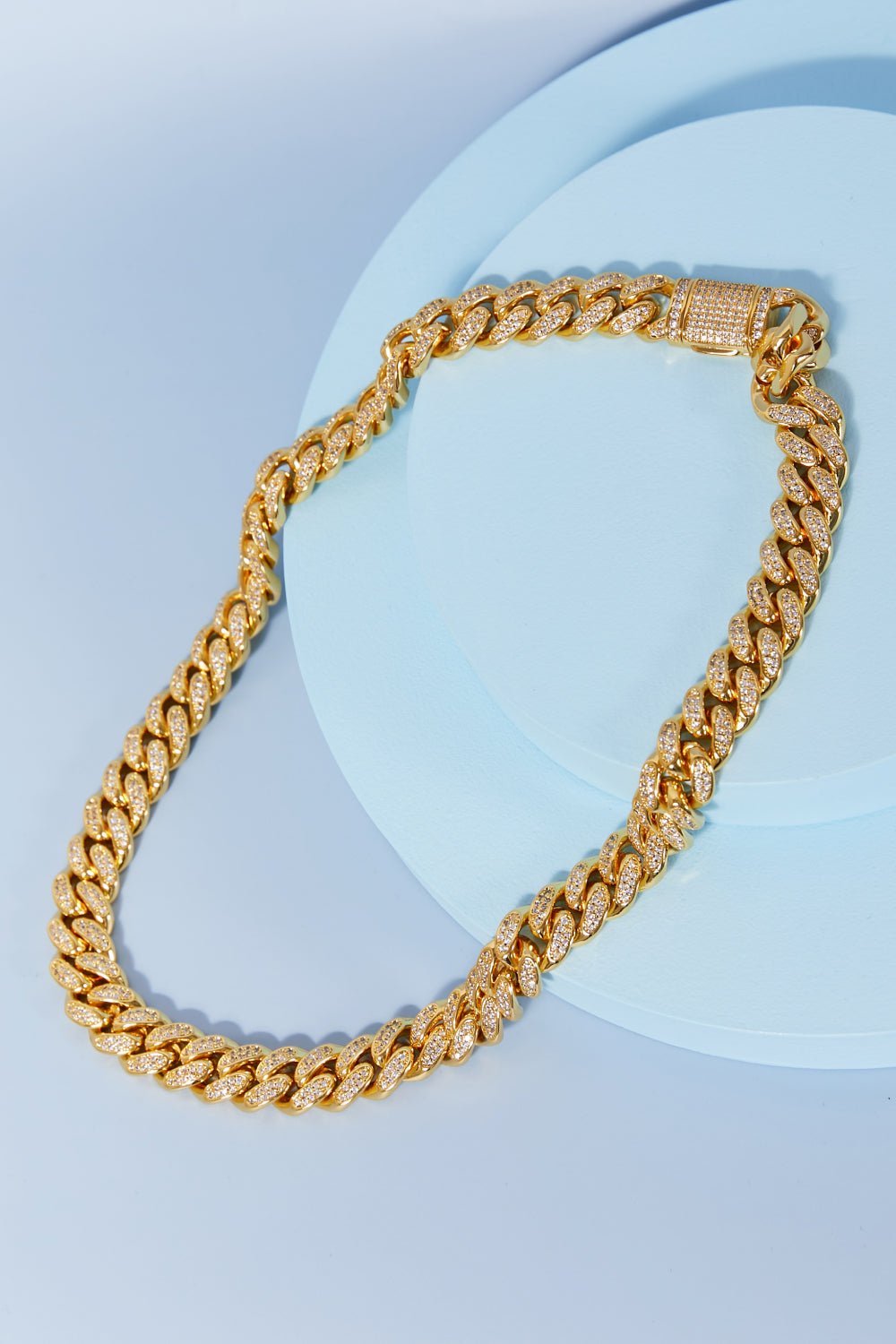 Brass Curb Chain Necklace - Runway Regalia