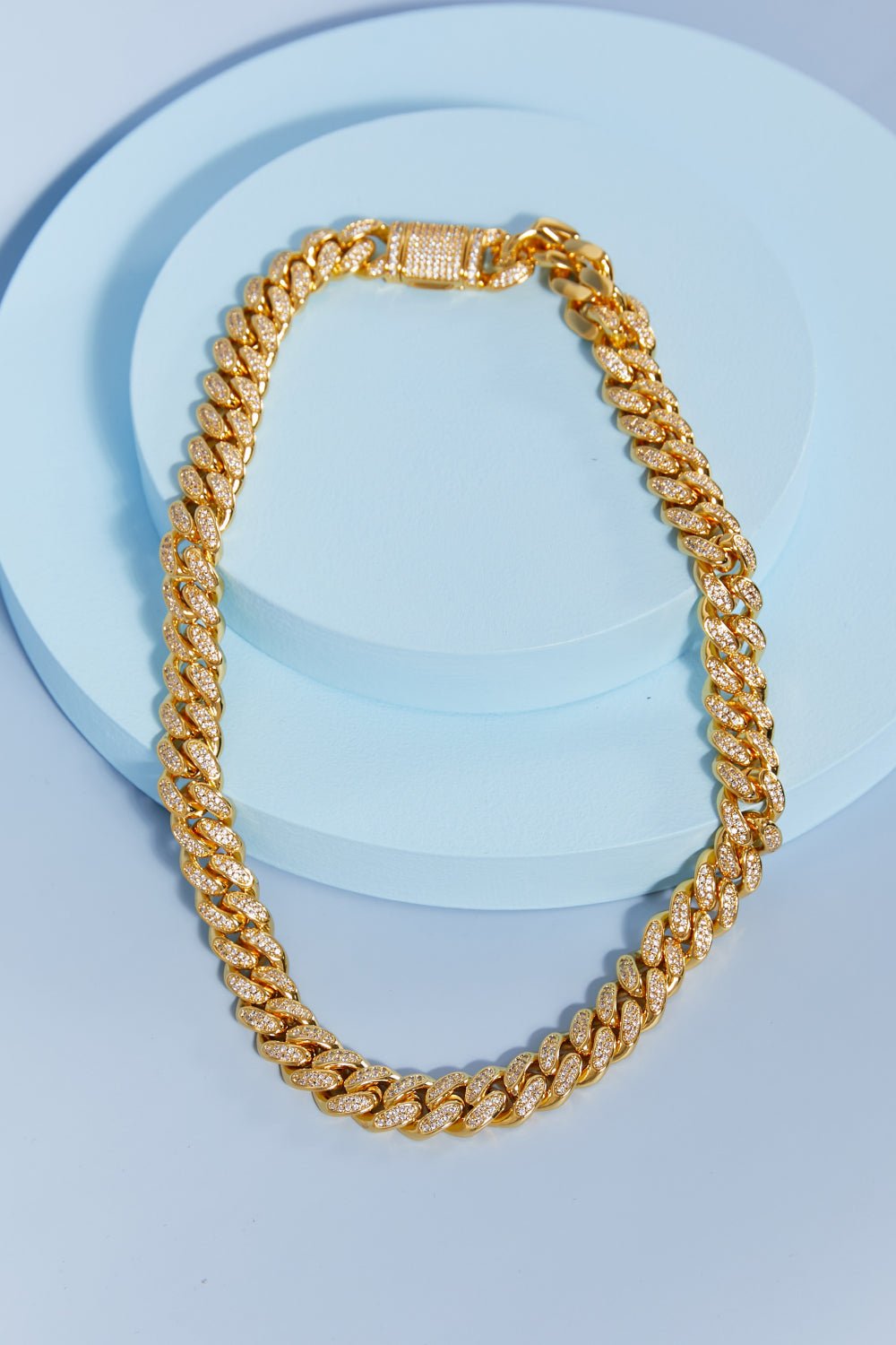 Brass Curb Chain Necklace - Runway Regalia