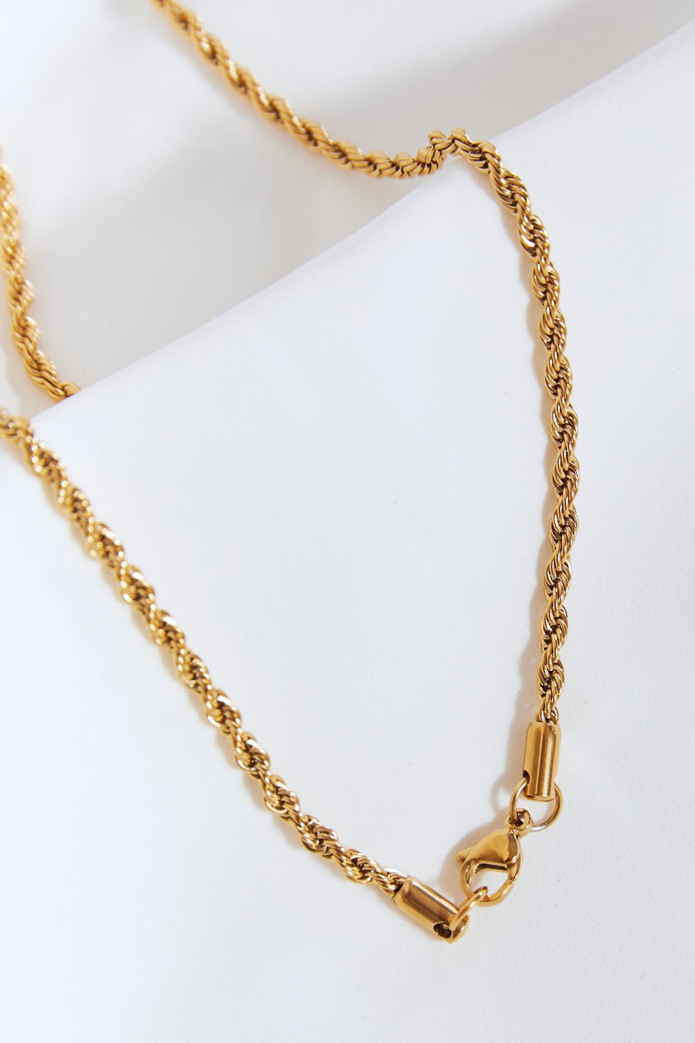 Brass Lightning Pendant Necklace - Runway Regalia