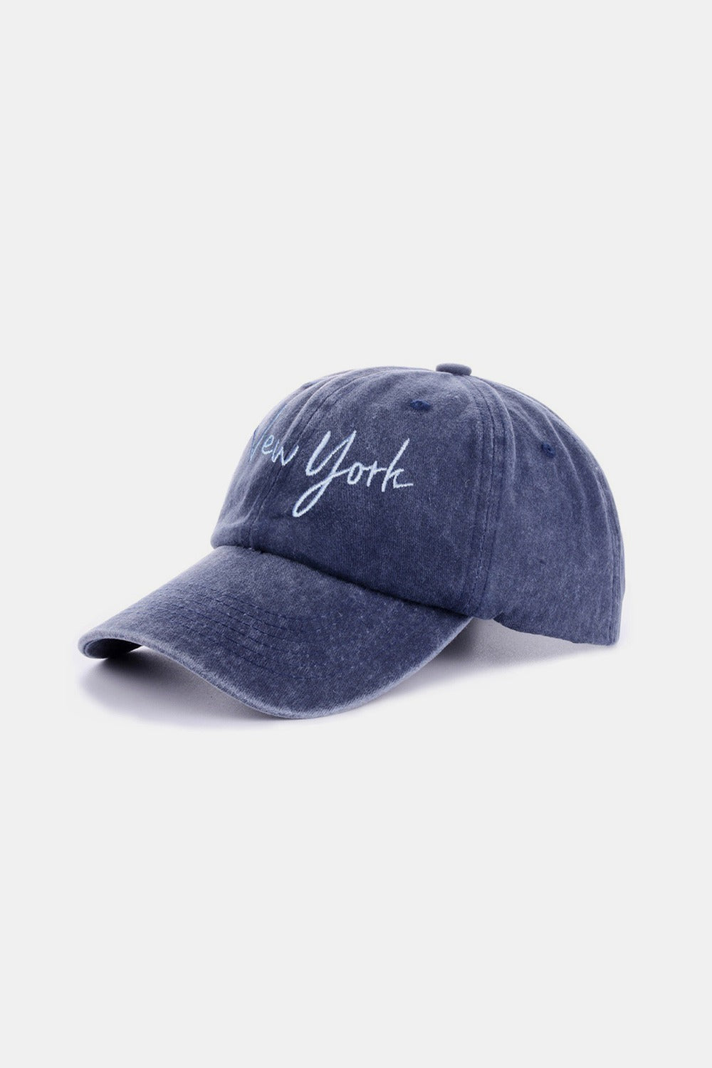 Gorra de béisbol bordada y lavada de Zenana 