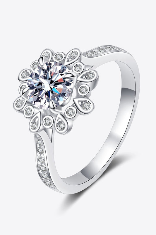 Can't Stop Your Shine 925 Sterling Silver Moissanite Ring - Runway Regalia