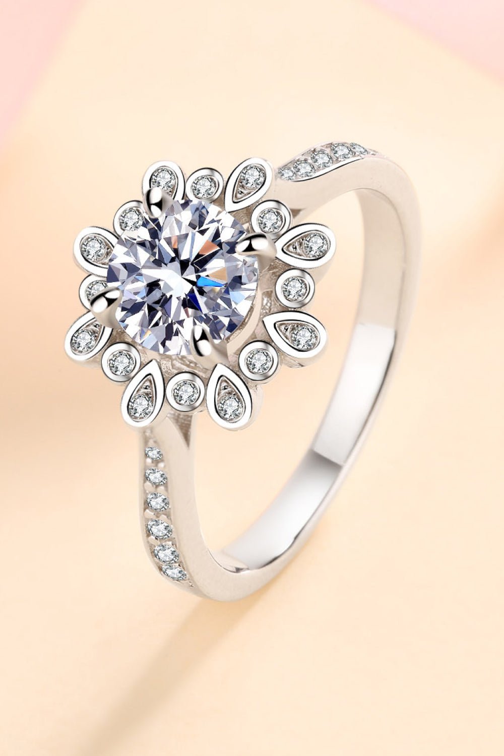 Can't Stop Your Shine 925 Sterling Silver Moissanite Ring - Runway Regalia