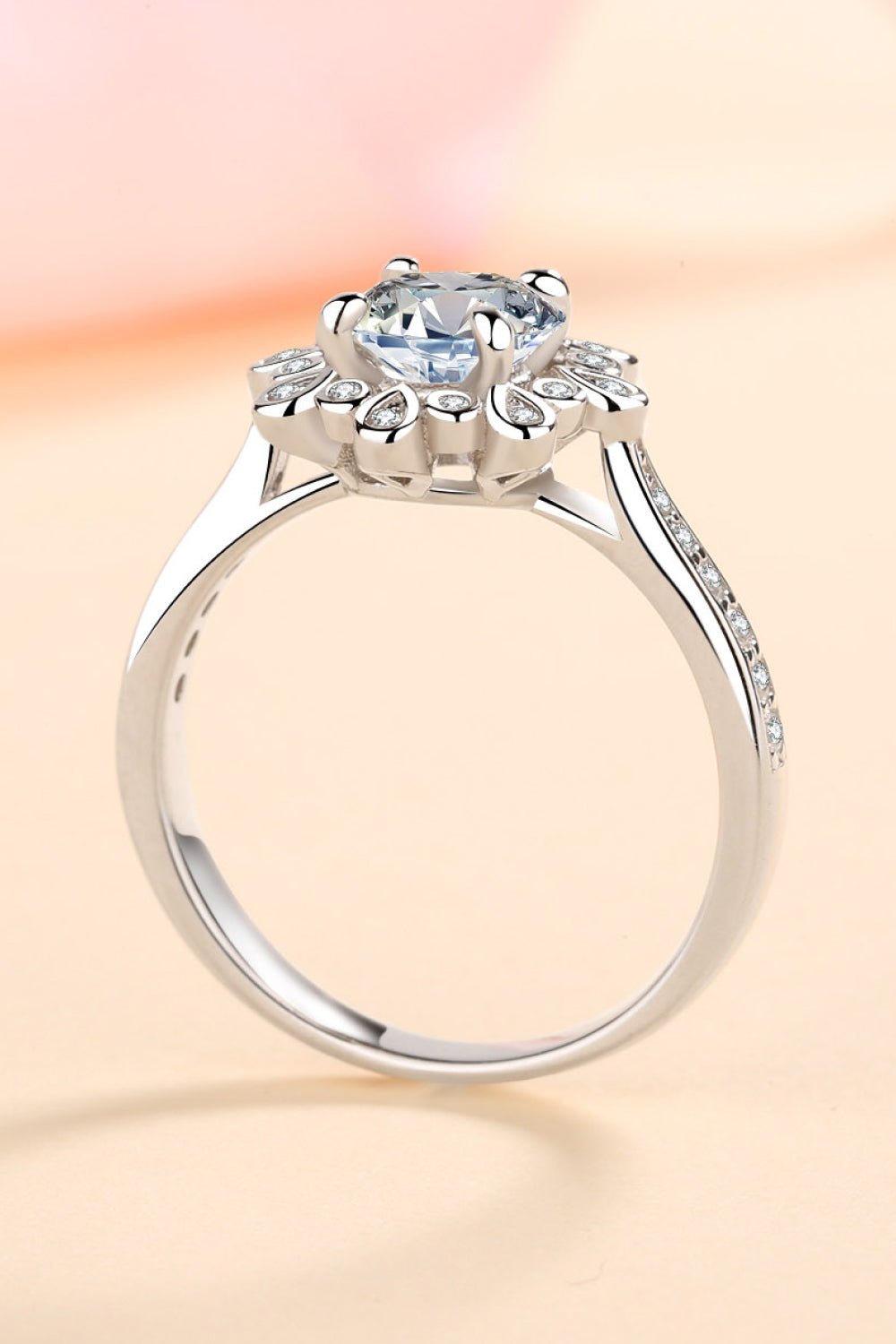 Can't Stop Your Shine 925 Sterling Silver Moissanite Ring - Runway Regalia