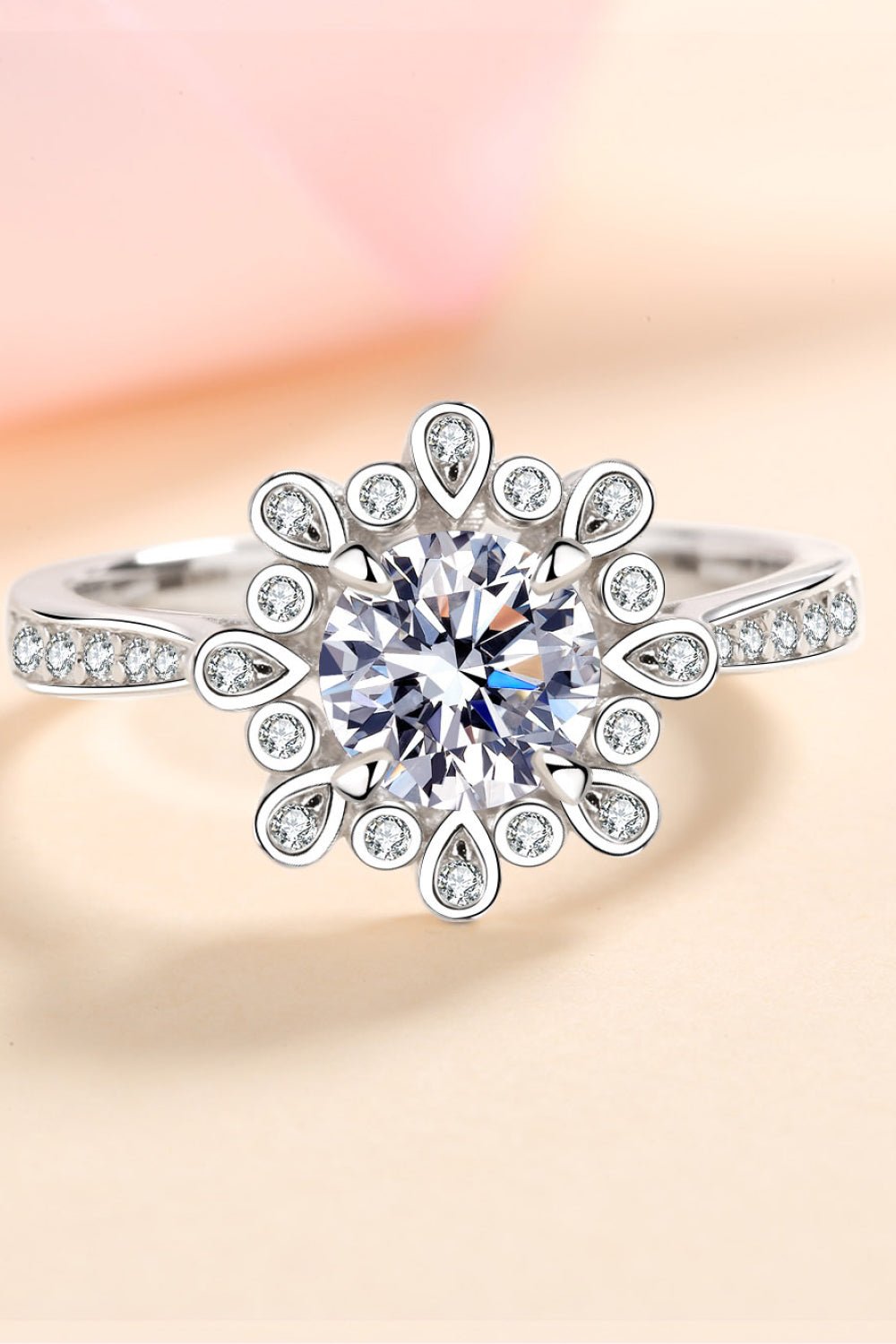 Can't Stop Your Shine 925 Sterling Silver Moissanite Ring - Runway Regalia