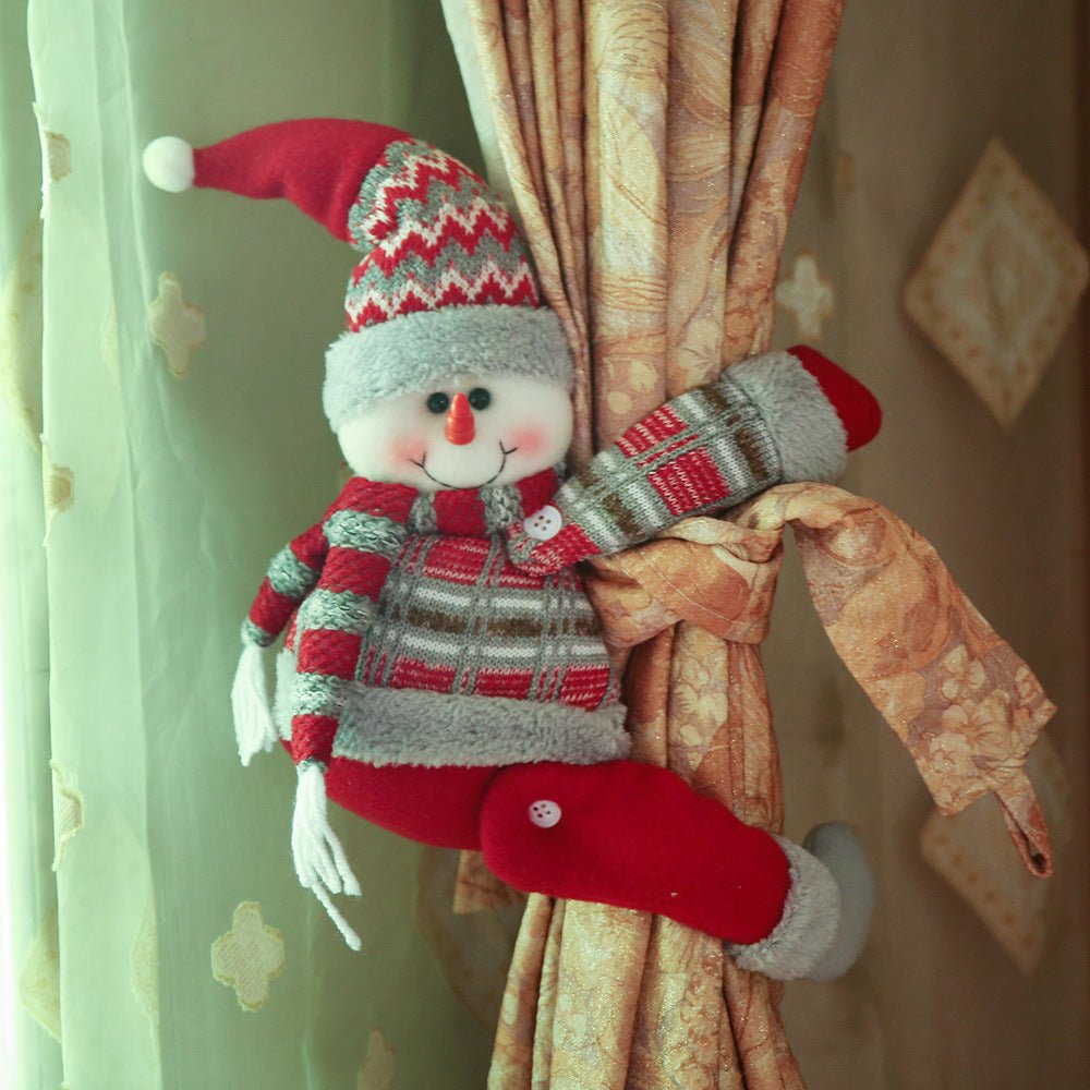 Christmas Doll Curtain Ornament - Runway Regalia