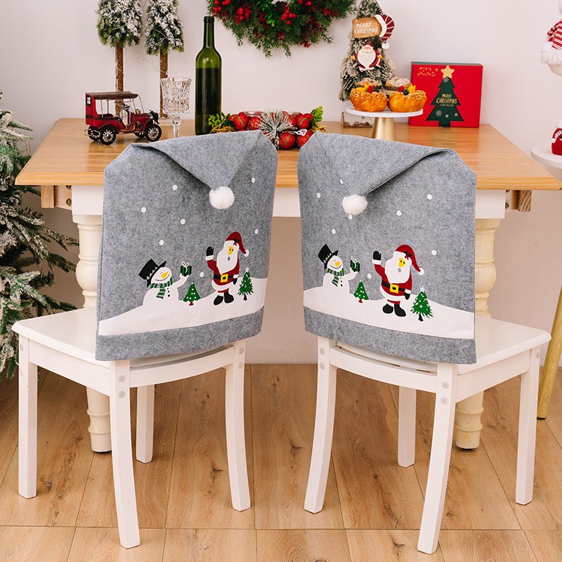 Christmas Pattern Chair Cover - Runway Regalia