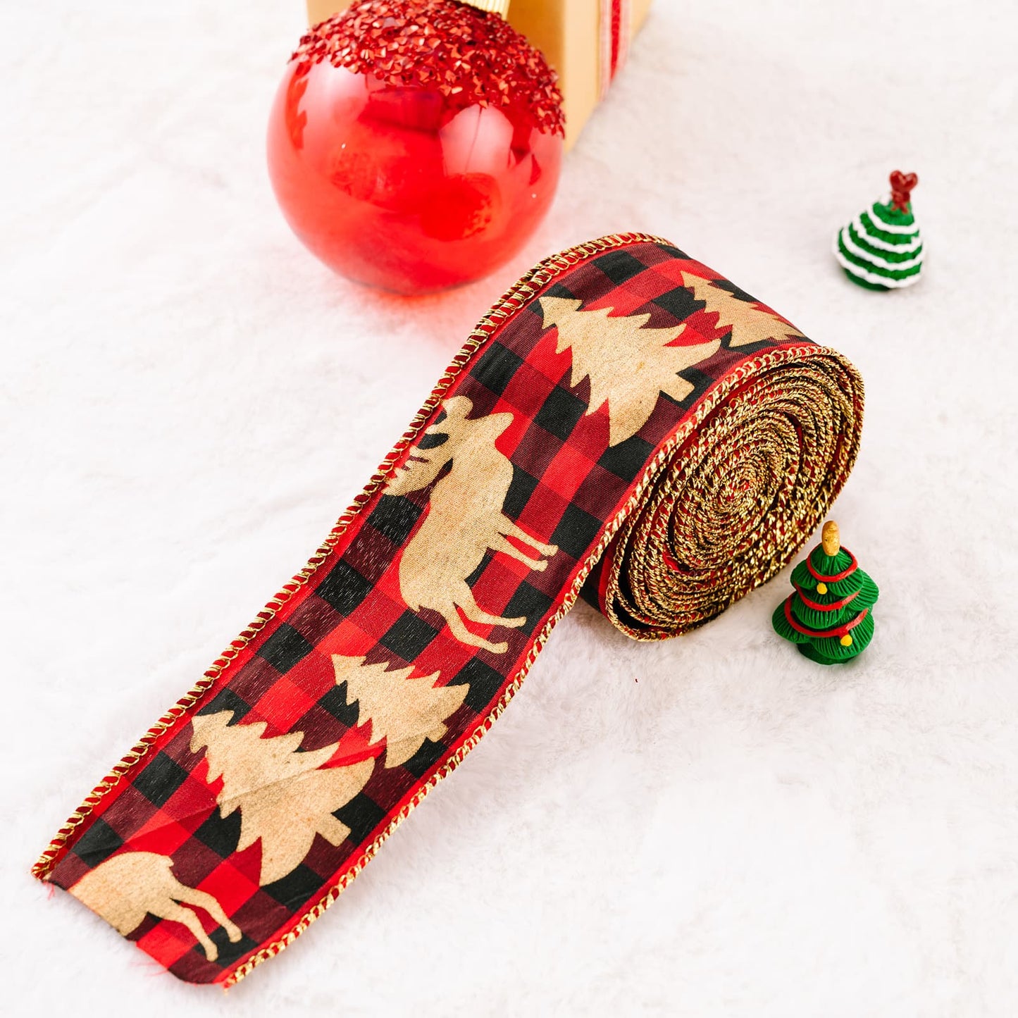 Christmas Polyester Ribbon - Runway Regalia