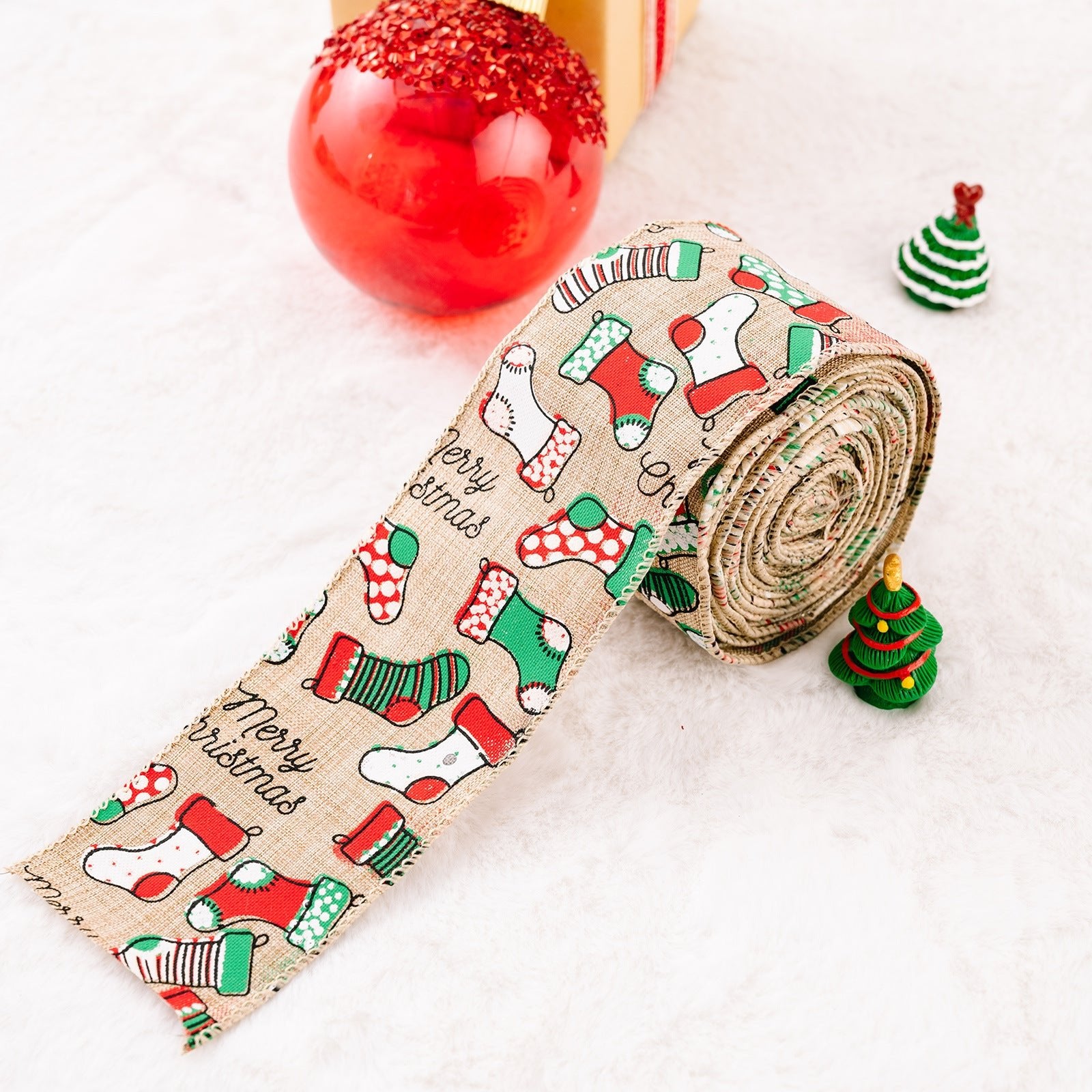 Christmas Polyester Ribbon - Runway Regalia