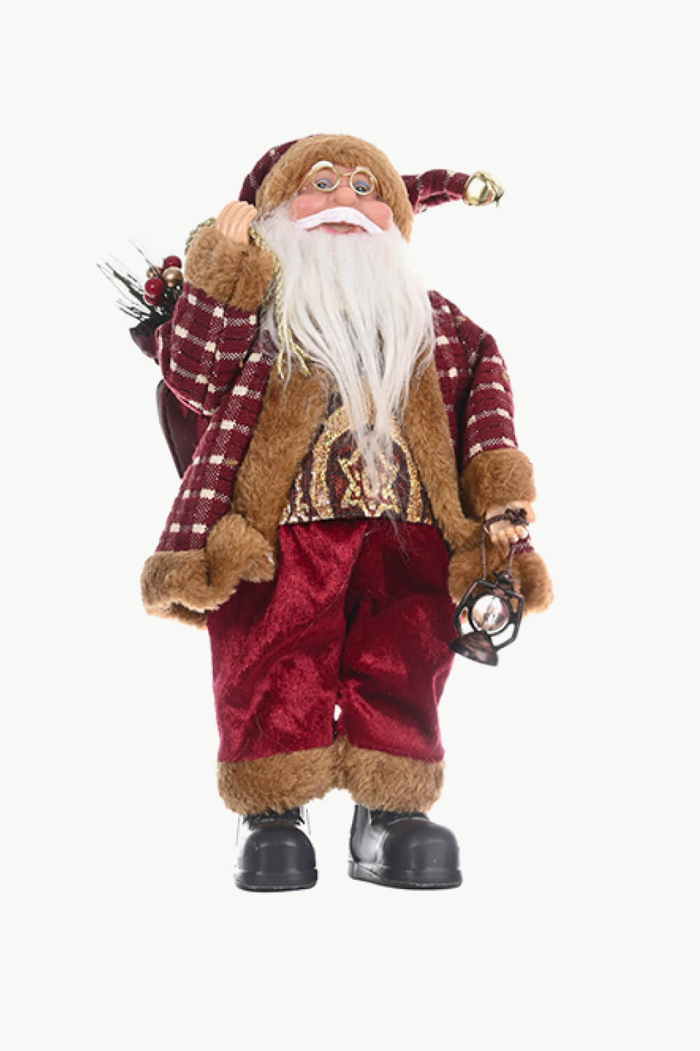 Christmas Standing Santa Claus Figure - Runway Regalia