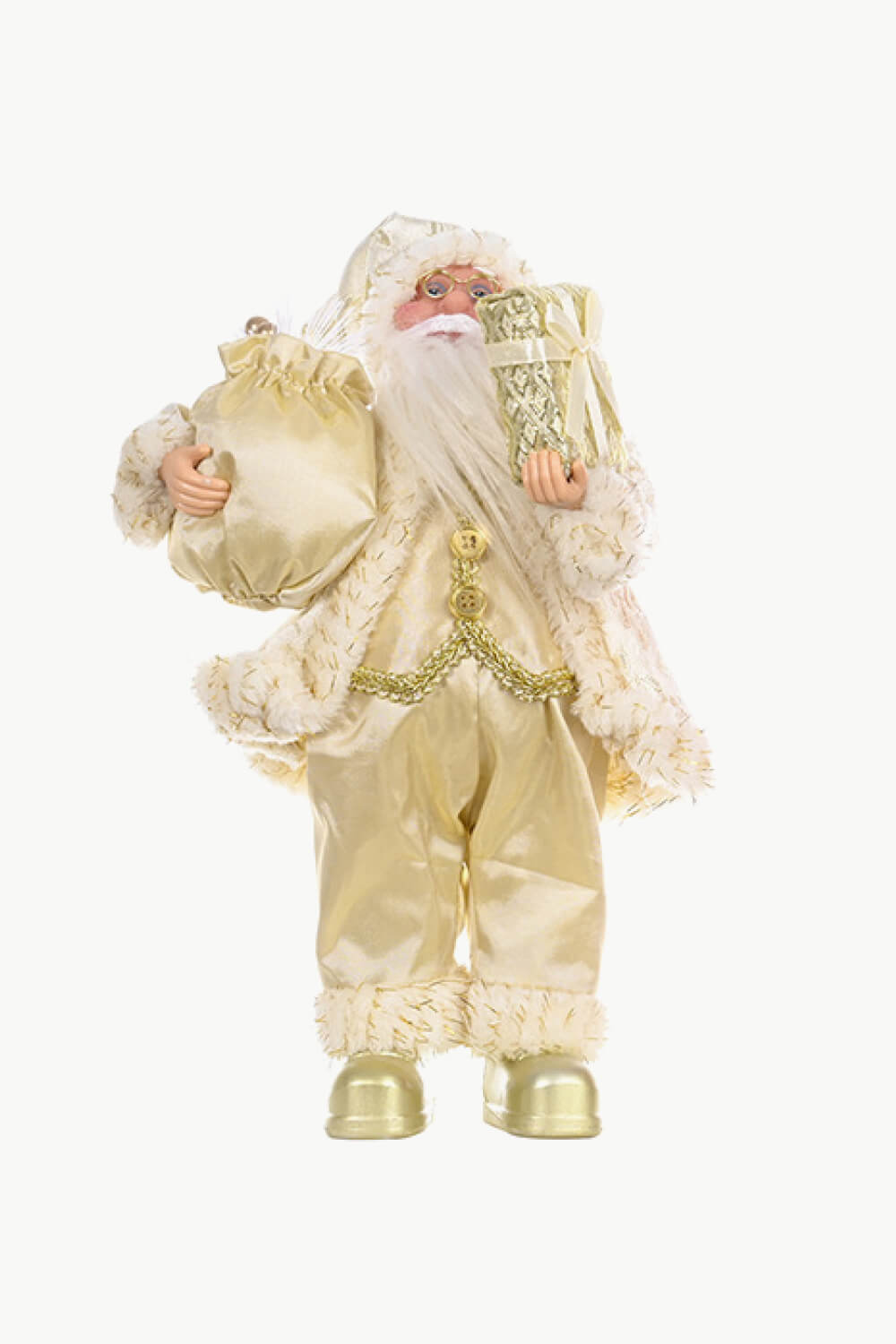 Christmas Standing Santa Claus Figure - Runway Regalia