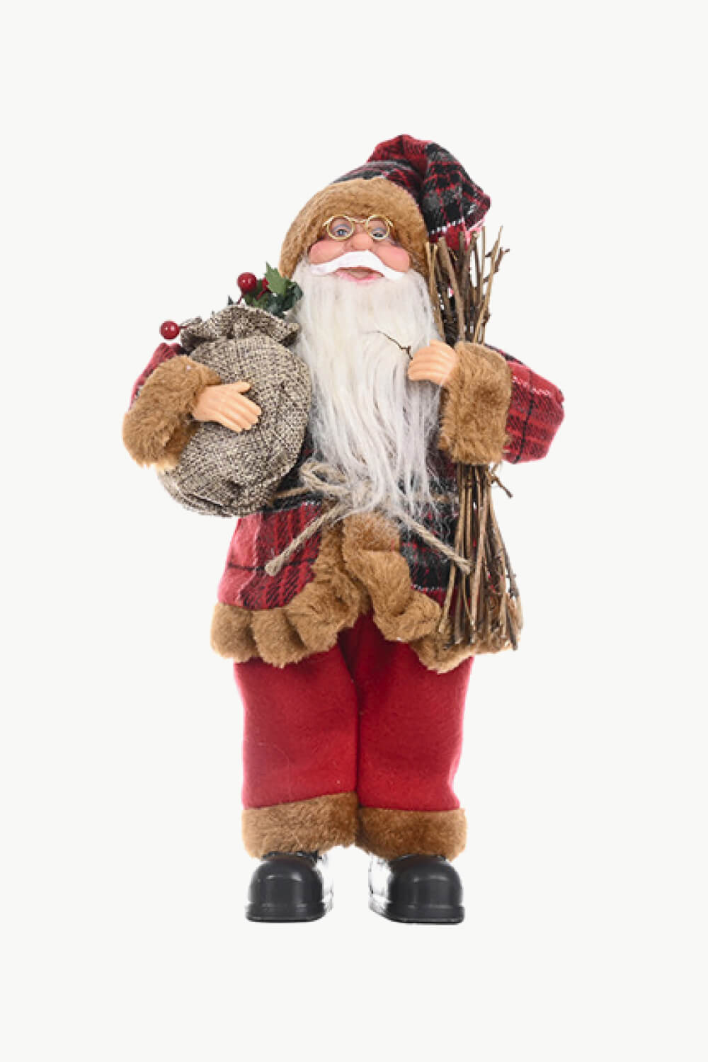 Christmas Standing Santa Claus Figure - Runway Regalia