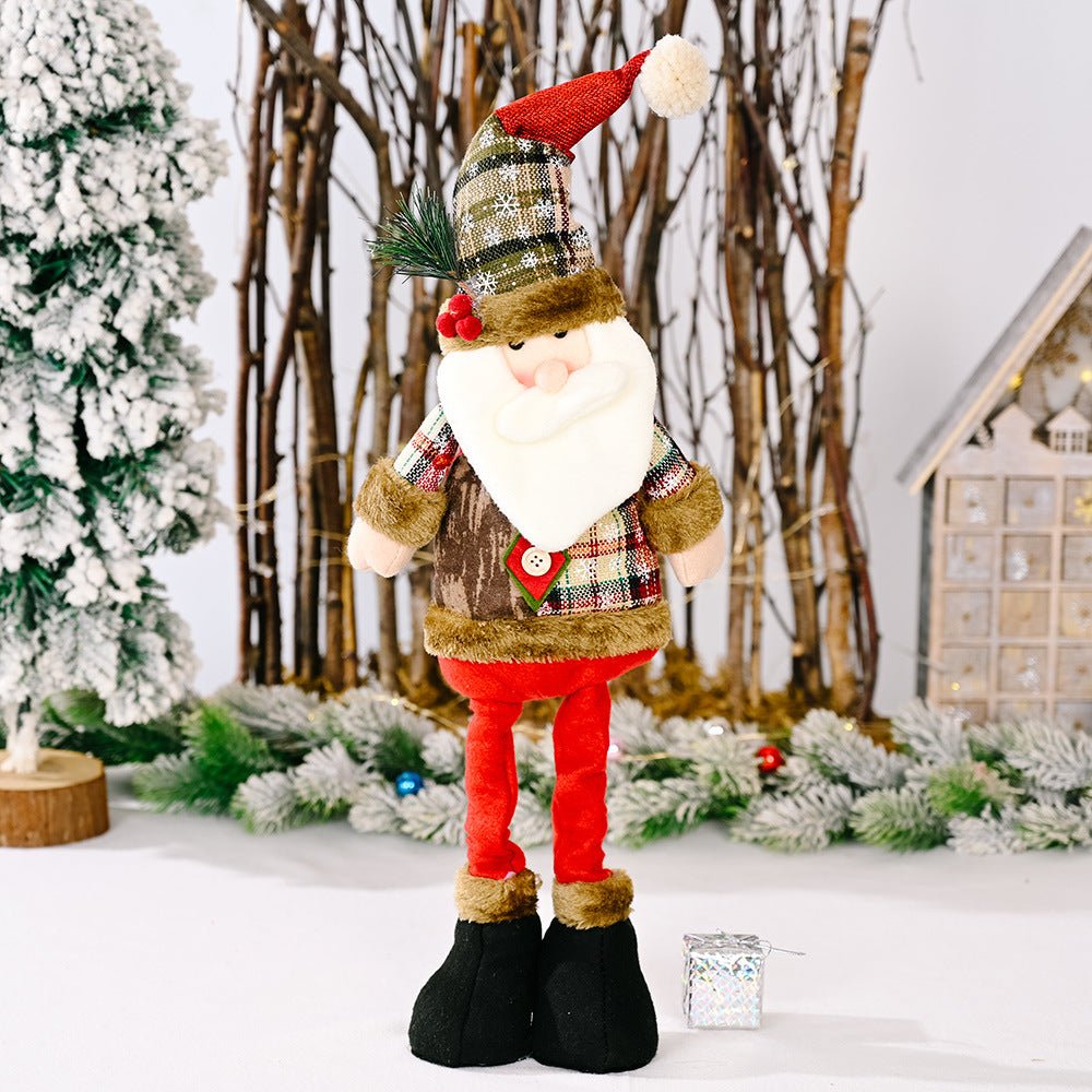 Christmas Telescopic Leg Doll - Runway Regalia