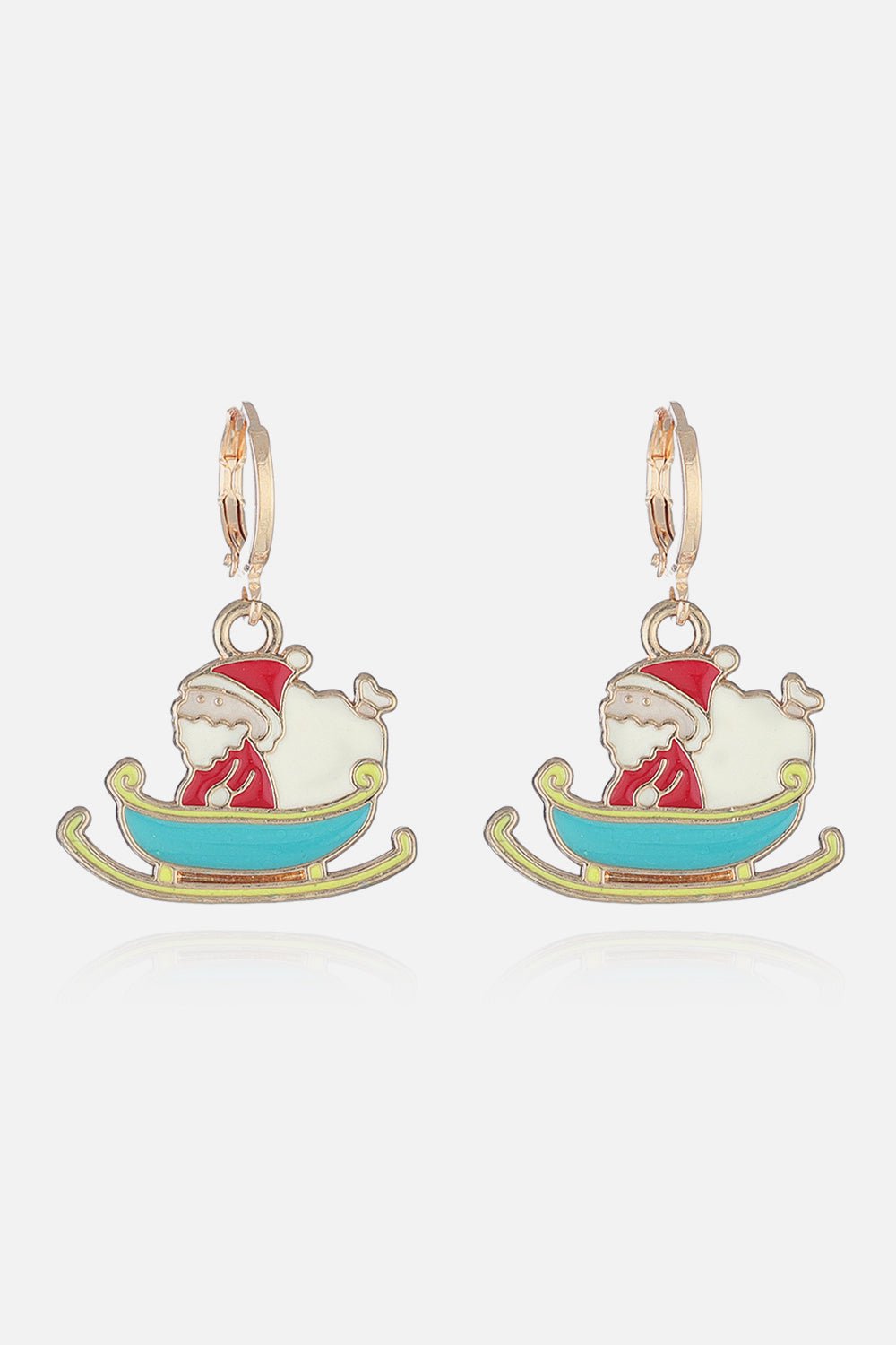 Christmas Theme Alloy Earrings - Runway Regalia