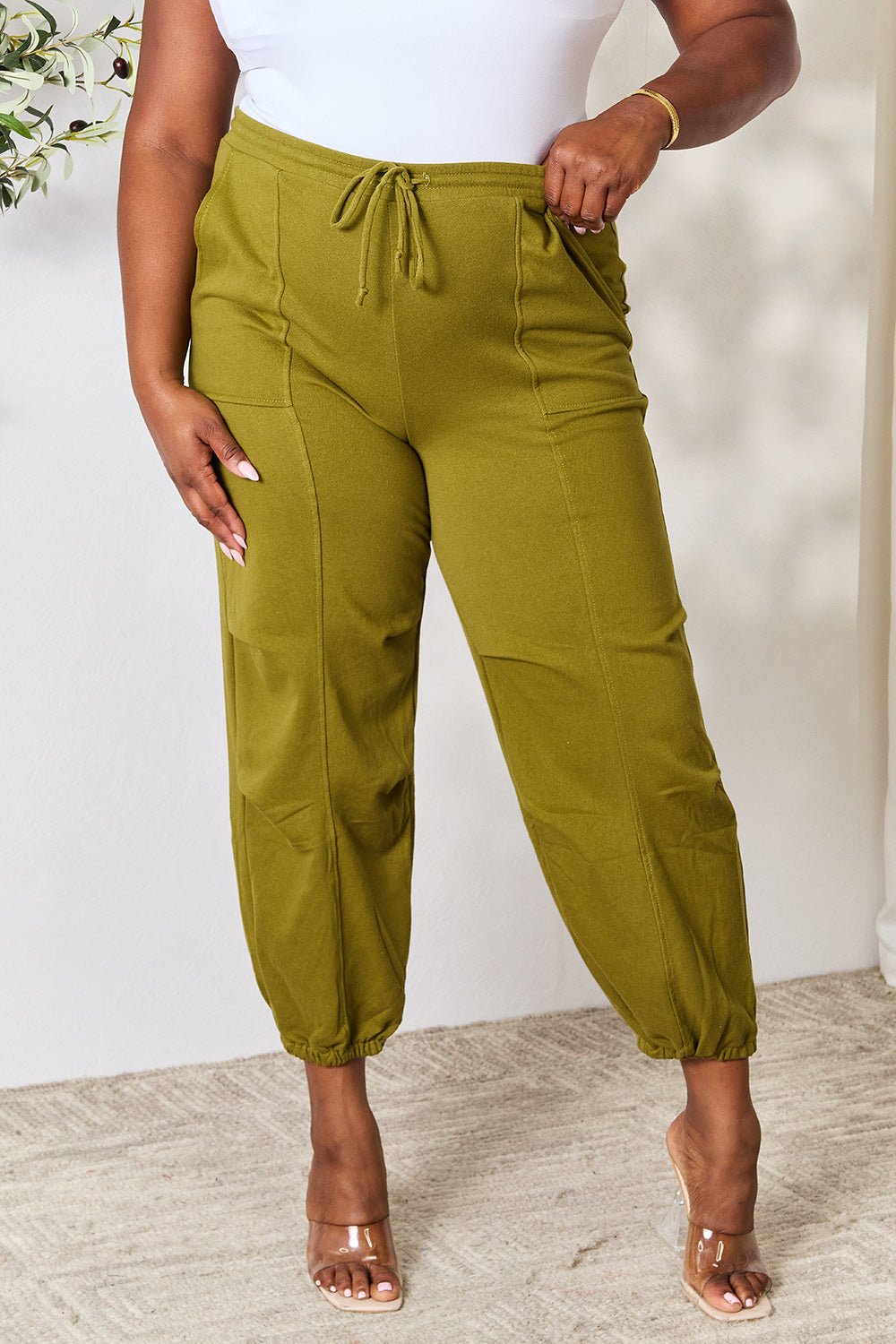 Culture Code Full Size Drawstring Sweatpants with pockets - Runway Regalia