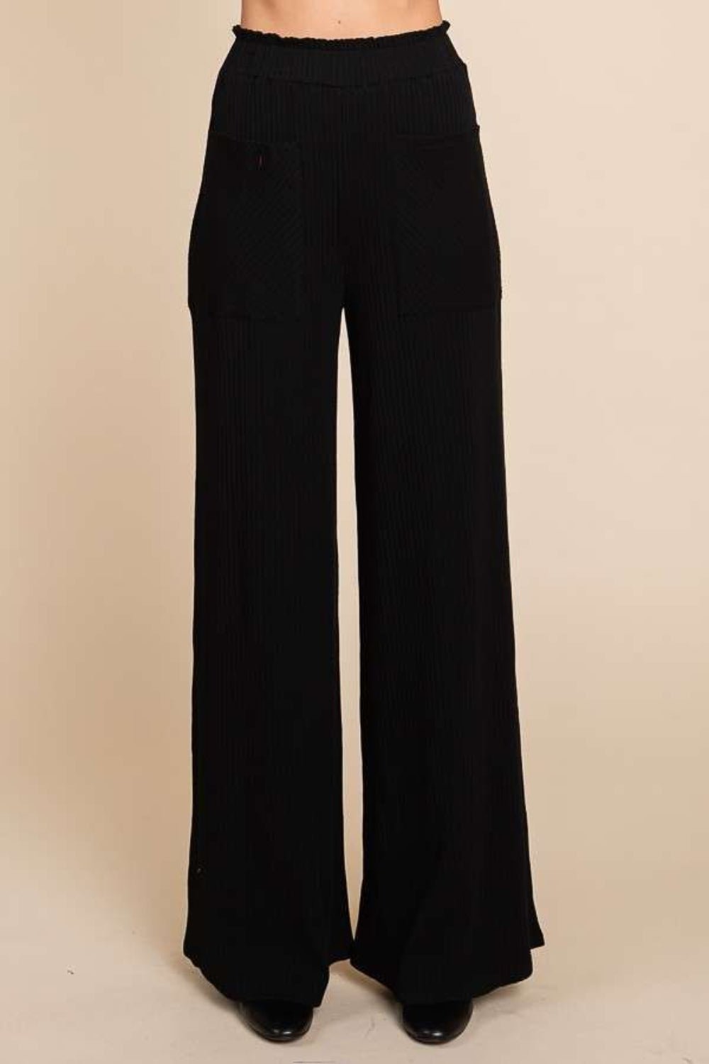 Culture Code Full Size High Waist Wide Leg Pants - Runway Regalia