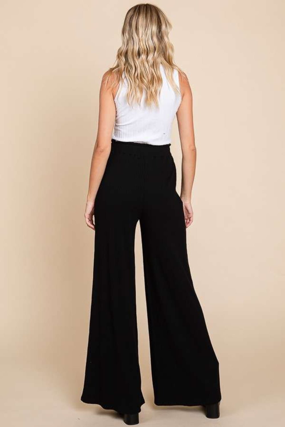 Culture Code Full Size High Waist Wide Leg Pants - Runway Regalia