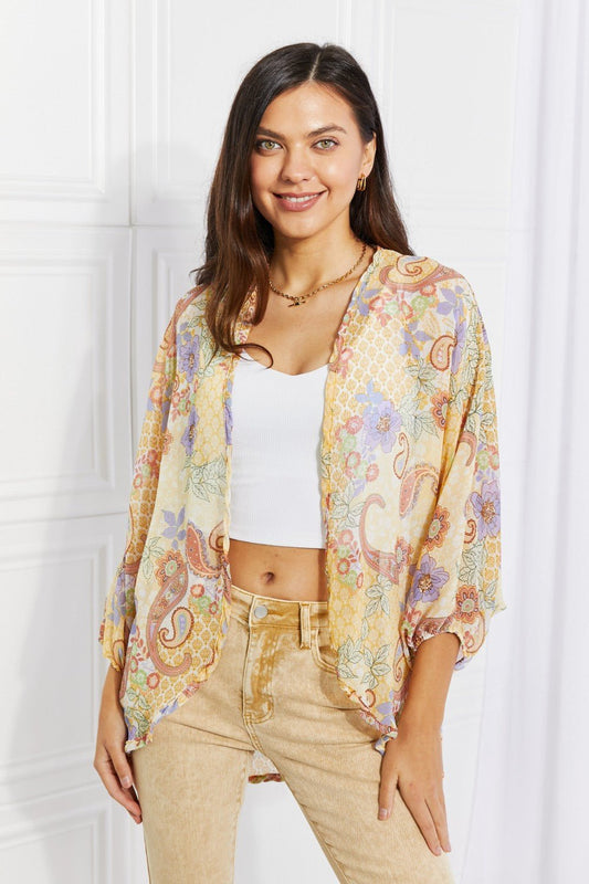 Culture Code Full Size Lasting Love Paisley Kimono - Runway Regalia