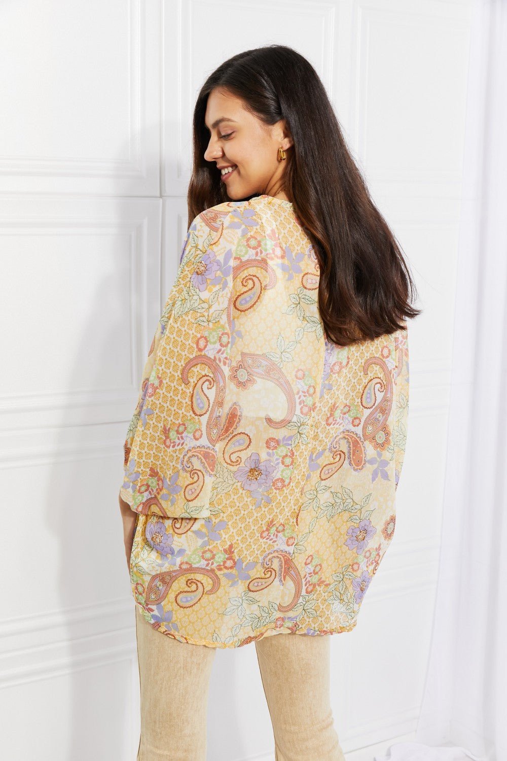 Culture Code Full Size Lasting Love Paisley Kimono - Runway Regalia