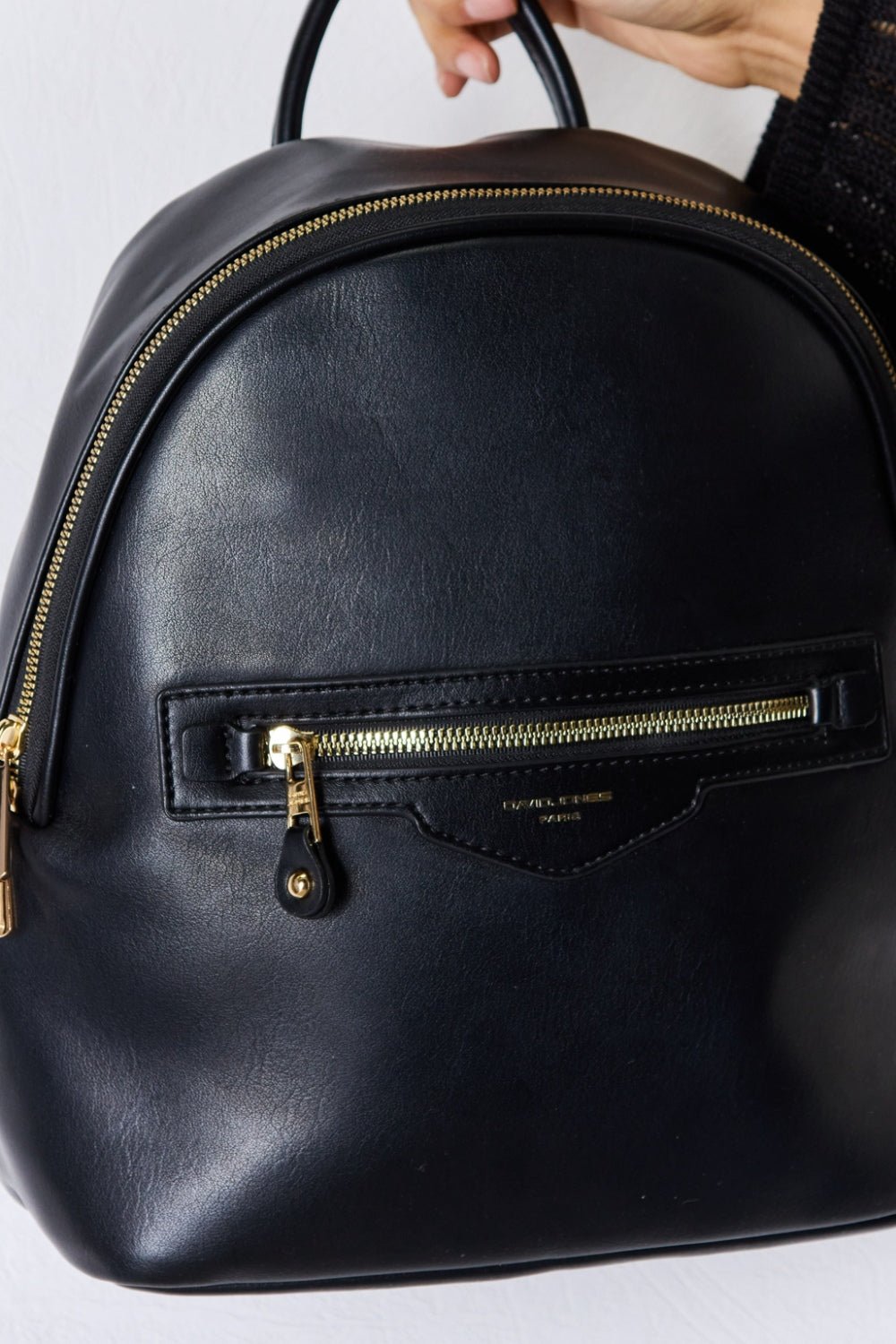 David Jones PU Leather Backpack - Runway Regalia