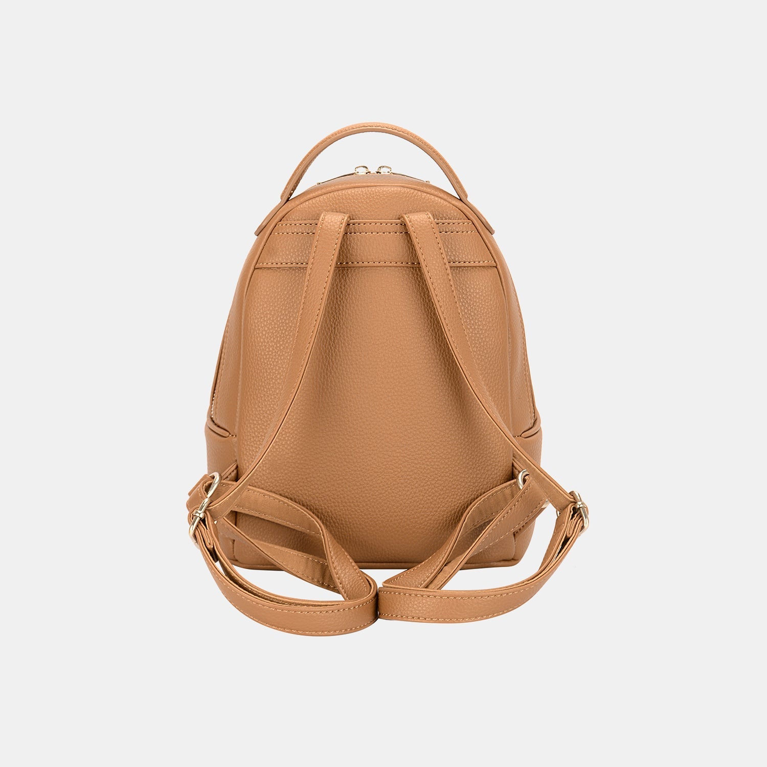 David Jones PU Leather Handle Backpack - Runway Regalia