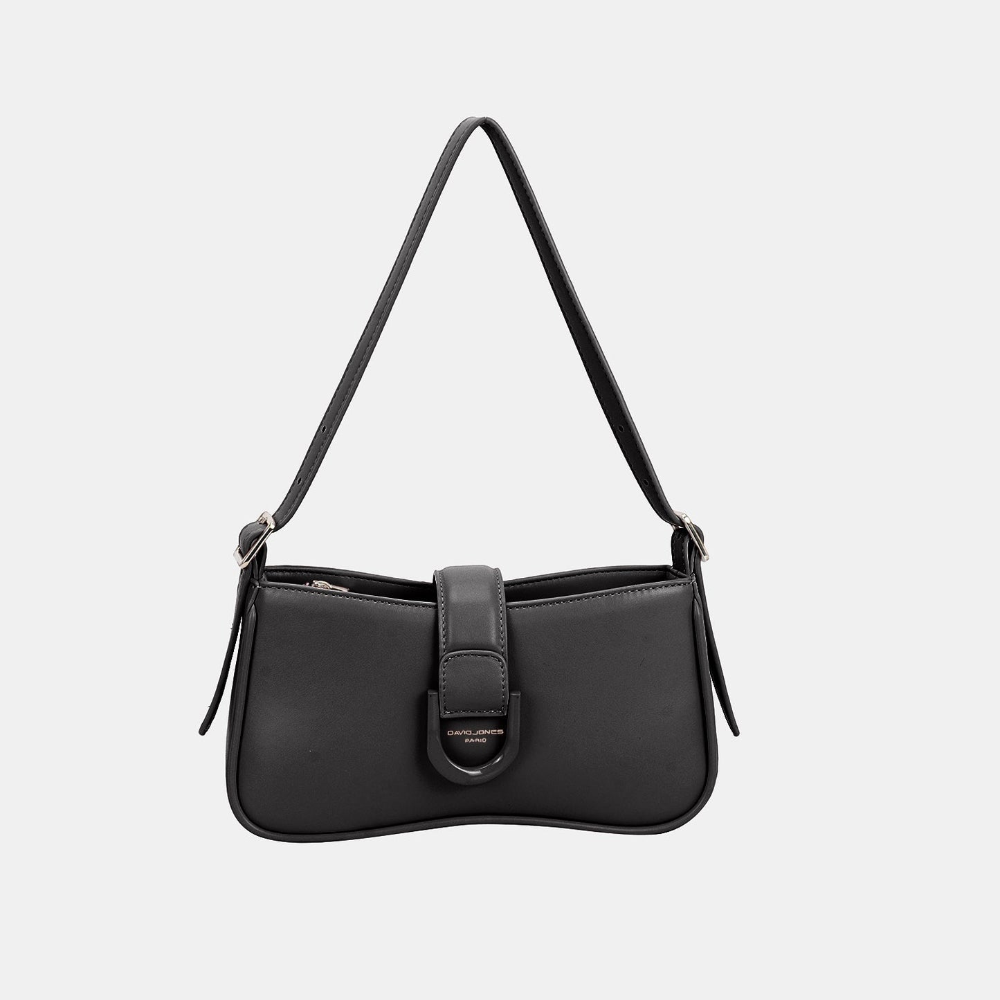 David Jones PU Leather Shoulder Bag - Runway Regalia