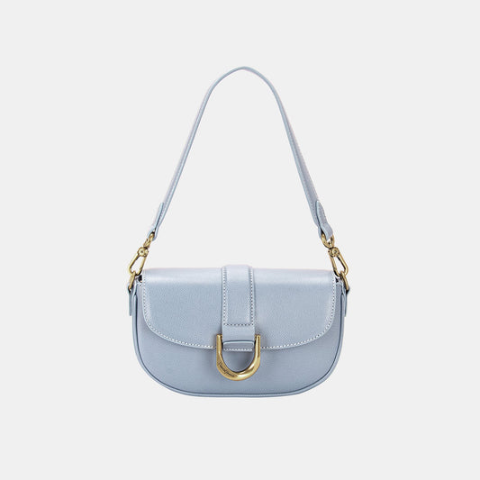 David Jones PU Leather Shoulder Bag - Runway Regalia