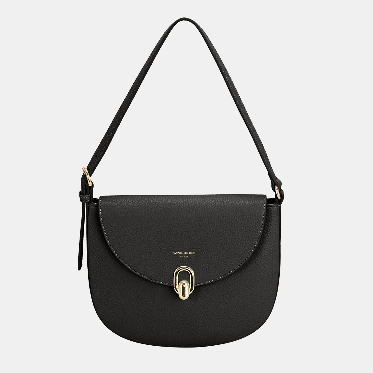 David Jones Metal Buckle Shoulder Bag